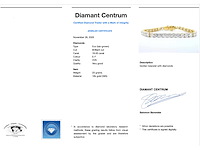 Gouden tennisarmband 18 carat briljant diamanten - afbeelding 3 van  6