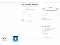 Gouden tennisarmband 2.20 ct diamant - afbeelding 8 van  9
