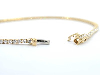 Gouden tennisarmband briljant 2.20 ct - afbeelding 5 van  9