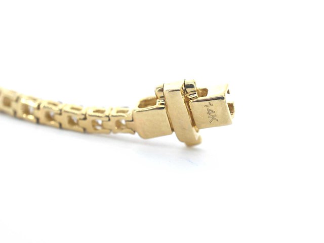 Gouden tennisarmband briljant 2.20 ct - afbeelding 6 van  9