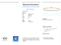 Gouden tennisarmband briljant 2.20 ct - afbeelding 9 van  9
