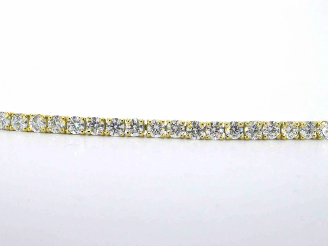 Gouden tennisarmband briljant 7.50 ct - afbeelding 6 van  9
