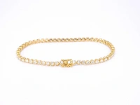 Gouden tennisarmband diamant 3.00 ct - afbeelding 4 van  7