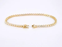 Gouden tennisarmband diamant 3.00 ct - afbeelding 5 van  7