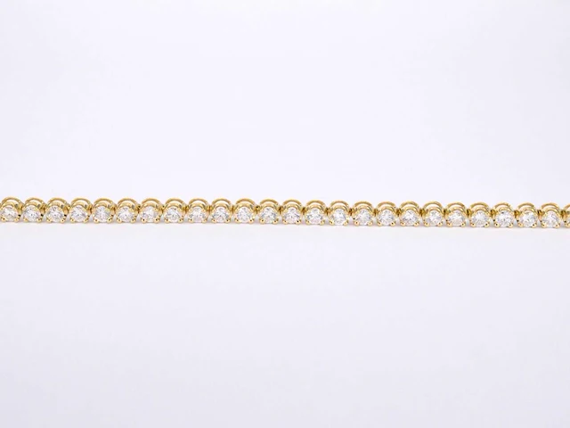 Gouden tennisarmband diamant 3.00 ct - afbeelding 6 van  7