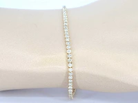 Gouden tennisarmband diamant 3.00 ct - afbeelding 2 van  8