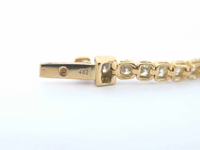 Gouden tennisarmband diamant 3.00 ct - afbeelding 5 van  8