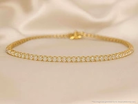 Gouden tennisarmband diamant 3.00 ct - afbeelding 7 van  8