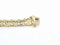 Gouden tennisarmband diamant 9.00 ct - afbeelding 6 van  7
