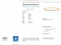 Gouden tennisarmband diamant 9.00 ct - afbeelding 7 van  7