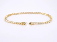 Gouden tennisarmband met 3.00 carat diamanten - afbeelding 4 van  8