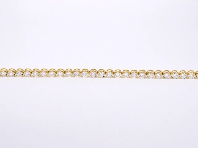 Gouden tennisarmband met 3.00 carat diamanten - afbeelding 5 van  8