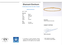 Gouden tennisarmband met 4.00 carat diamanten - afbeelding 3 van  7