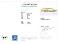 Gouden tennisarmband met briljant geslepen diamanten 7.50 carat - afbeelding 3 van  9
