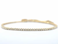 Gouden tennisarmband met diamanten 1.00 carat