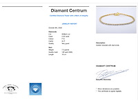 Gouden tennisarmband met diamanten 2.50 carat - afbeelding 3 van  7