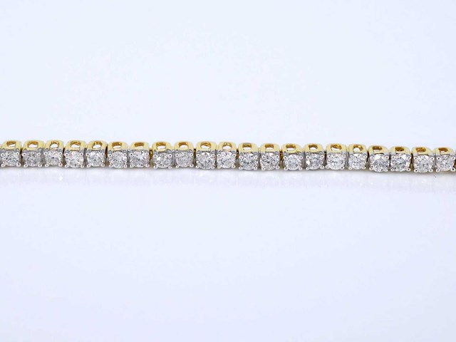 Gouden tennisarmband met diamanten 2.50 carat - afbeelding 4 van  7