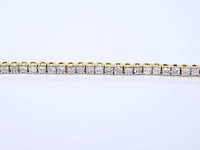 Gouden tennisarmband met diamanten 2.50 carat - afbeelding 4 van  7