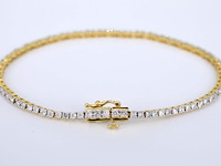 Gouden tennisarmband met diamanten 2.50 carat - afbeelding 4 van  8