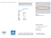 Gouden tennisarmband met diamanten 3.00 carat - afbeelding 3 van  7