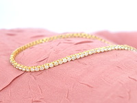 Gouden tennisarmband met diamanten 3.00 carat - afbeelding 2 van  4