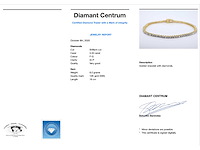 Gouden tennisarmband met diamanten 3.50 carat - afbeelding 3 van  7