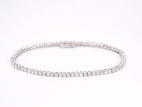 Gouden tennisarmband met diamanten 3.50 carat - afbeelding 1 van  8
