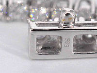 Gouden tennisarmband met diamanten 3.50 carat - afbeelding 6 van  8