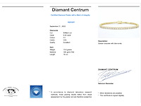 Gouden tennisarmband met diamanten 6.50 carat - afbeelding 3 van  8