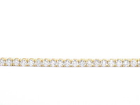 Gouden tennisarmband met diamanten 6.50 carat - afbeelding 6 van  8