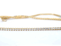 Gouden tenniscollier briljant 10.00 ct - afbeelding 4 van  7
