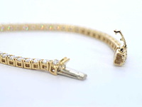 Gouden tenniscollier briljant 10.00 ct - afbeelding 6 van  7