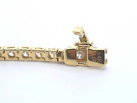 Gouden tenniscollier briljant 10.00 ct - afbeelding 7 van  7