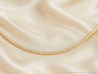 Gouden tenniscollier briljant 5.50 ct - afbeelding 8 van  8