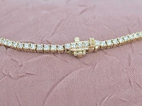 Gouden tenniscollier briljant 5.50 ct - afbeelding 6 van  8