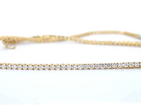 Gouden tenniscollier met briljant geslepen diamanten van 10.00 carat - afbeelding 3 van  8