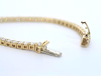 Gouden tenniscollier met briljant geslepen diamanten van 10.00 carat - afbeelding 5 van  8