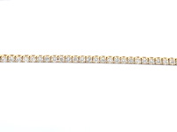 Gouden tenniscollier met diamanten 3.00 carat - afbeelding 4 van  9