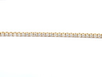 Gouden tenniscollier met diamanten 3.00 carat - afbeelding 4 van  9