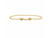 Goudkleurige ronde armband met briljanten