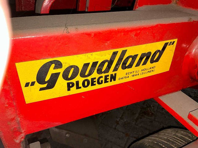 Goudland super vitesse éénscharige kantelploeg - afbeelding 4 van  7