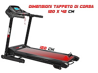 Govita elektrische loopbandopvouwbaar16 km/uautomatische helling2 hp - afbeelding 2 van  6