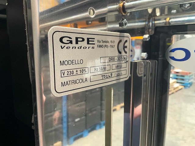 Gpe - drx-30 - combo - verkoopautomaat - afbeelding 9 van  11