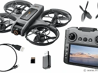 Gps drone 8k professioneel hd 360° dubbele camerascherm met big screen controller incl 1 accu - afbeelding 5 van  11