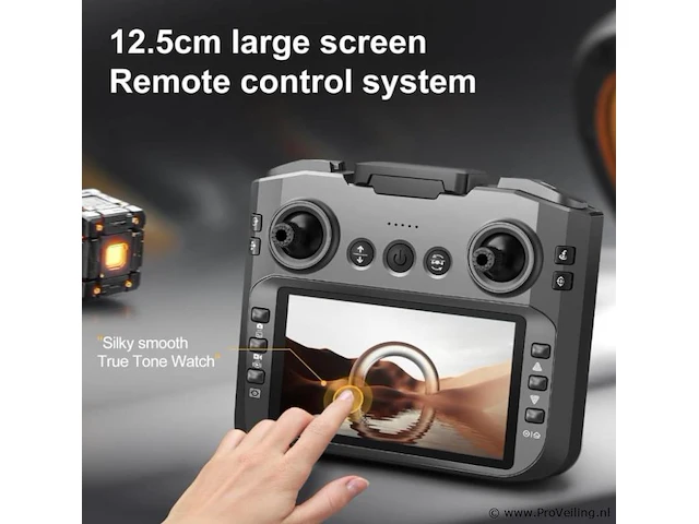 Gps drone 8k professioneel hd 360° dubbele camerascherm met big screen controller incl 1 accu - afbeelding 10 van  11
