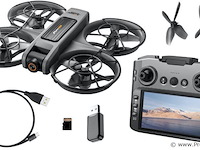 Gps drone 8k professioneel hd 360° dubbele camerascherm met big screen controller incl 3 accu's - afbeelding 4 van  10