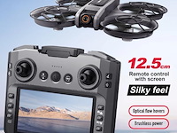 Gps drone 8k professioneel hd 360° dubbele camerascherm met vr mini bril en big screen controller incl 3 accu's
