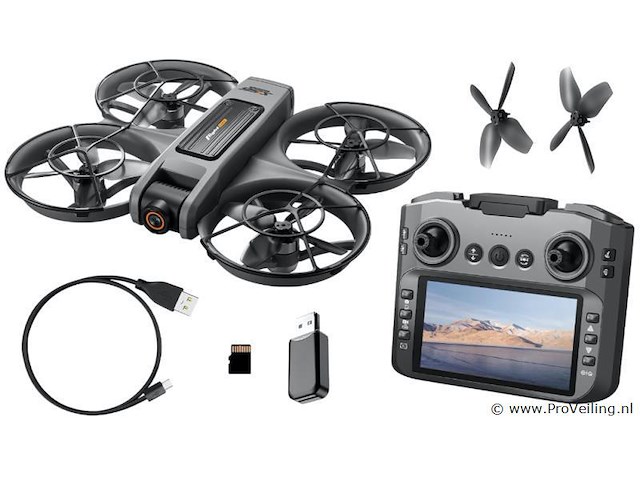 Gps drone 8k professioneel hd 360° dubbele camerascherm met vr mini bril en big screen controller incl 3 accu's - afbeelding 3 van  11
