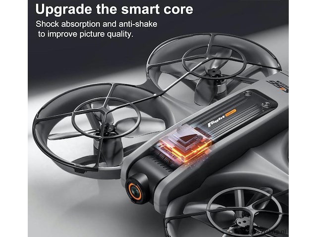 Gps drone 8k professioneel hd 360° dubbele camerascherm met vr mini bril en big screen controller incl 3 accu's - afbeelding 7 van  11