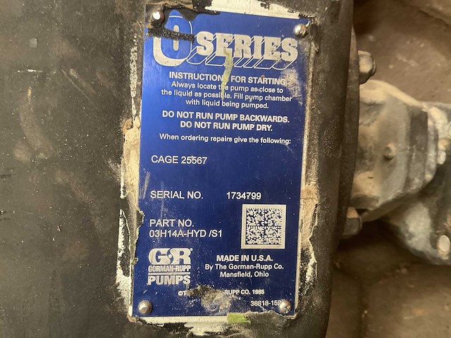 Gr pumps 0 series hydraulische pompunit - afbeelding 2 van  2